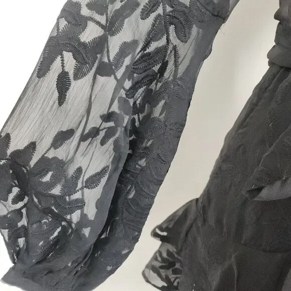 Hello Molly Black Long Sleeve Dress - Picture 3 of 8